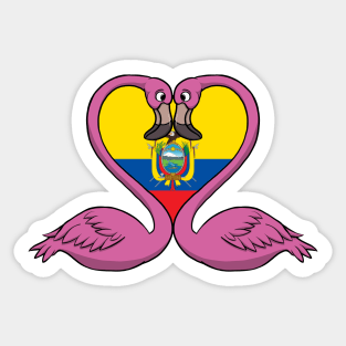 Flamingo Ecuador Sticker